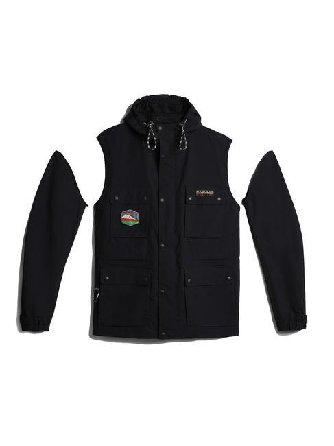 URBAN MODULAR Veste à manches amovibles noir 041 - Vestes pour hommes