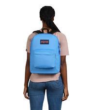 JANSPORT SUPERBREAK ONE Sac &agrave; dos bleu fluo - Sacs &agrave; dos pour l'&Eacute;cole & les Loisirs - 6