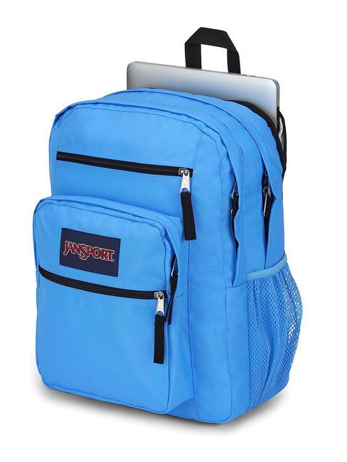 BIG STUDENT Sac &agrave; dos pour ordinateur 15" bleu fluo - Sacs &agrave; dos pour l'&Eacute;cole & les Loisirs