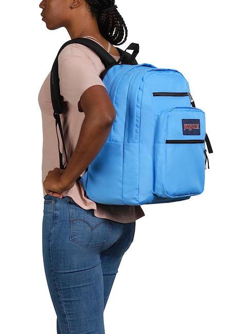 BIG STUDENT Sac &agrave; dos pour ordinateur 15" bleu fluo - Sacs &agrave; dos pour l'&Eacute;cole & les Loisirs