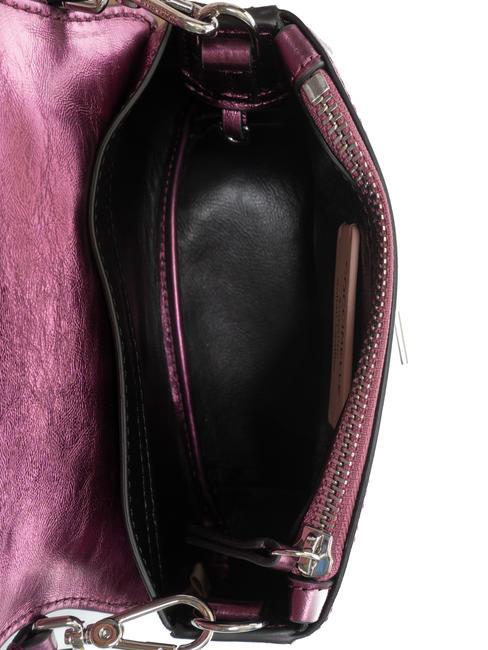 HIMMA Pochette en cuir laminé pulpe rose - Sacs pour Femme