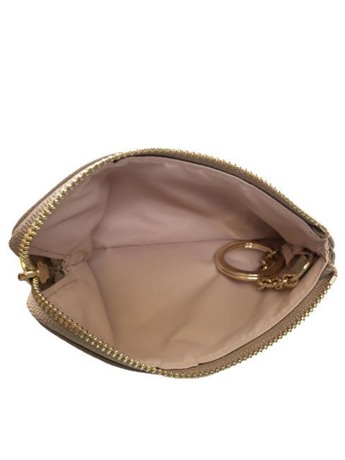 METALLIC SOFT Porte-monnaie enveloppe taupe chaud - Portefeuilles Femme