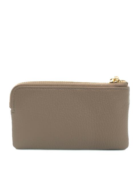 METALLIC SOFT Porte-monnaie enveloppe taupe chaud - Portefeuilles Femme