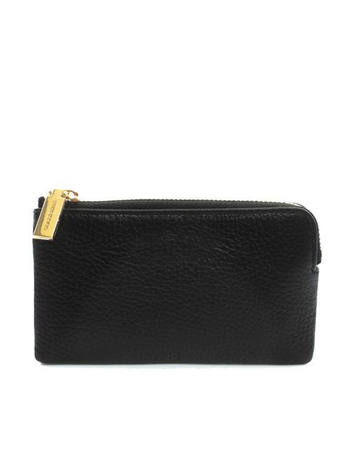 METALLIC SOFT Porte-monnaie enveloppe Noir - Portefeuilles Femme