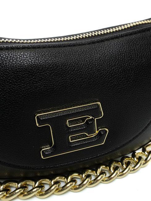 OLLY Sac &agrave; bandouli&egrave;re avec cha&icirc;ne le noir - Sacs pour Femme