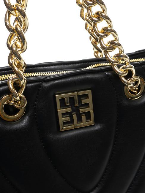 PAMELA Sac &agrave; main avec cha&icirc;ne le noir - Sacs pour Femme