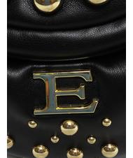 ERMANNO SCERVINO PRINCESS Sac &agrave; rabat avec clous or noir - Sacs pour Femme - 3