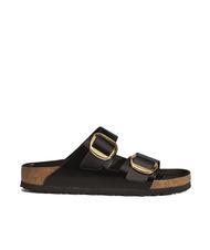 BIRKENSTOCK ARIZONA Big Buckle Sandale chausson en cuir - Chaussures unisexe