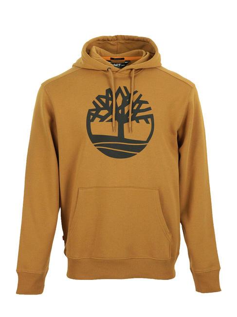 TREE LOGO Sweatshirt &agrave; capuche botte de bl&eacute;/noir - Pulls molletonn&eacute;s