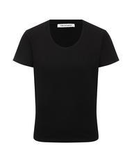 TRUSSARDI LOGO RING T-shirt en cotton NOIR - T-shirt - 4