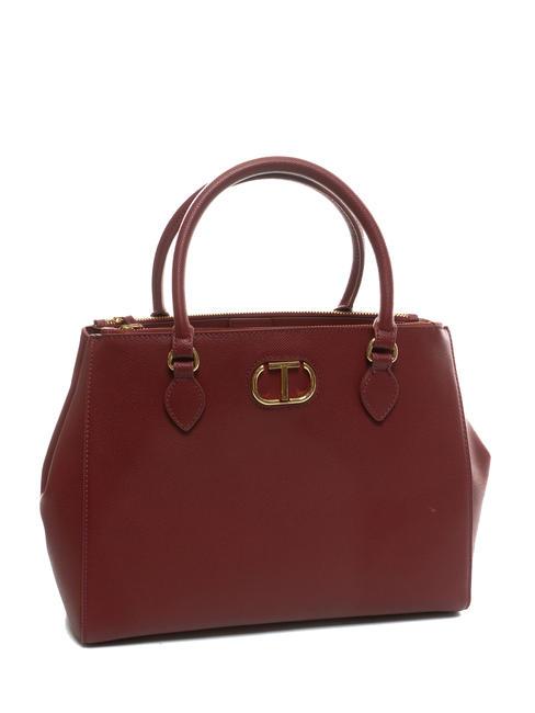 OVAL T Sac fourre-tout avec bandouli&egrave;re &eacute;clat framboise - Sacs pour Femme