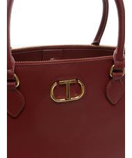 TWINSET OVAL T Sac fourre-tout avec bandouli&egrave;re &eacute;clat framboise - Sacs pour Femme - 3