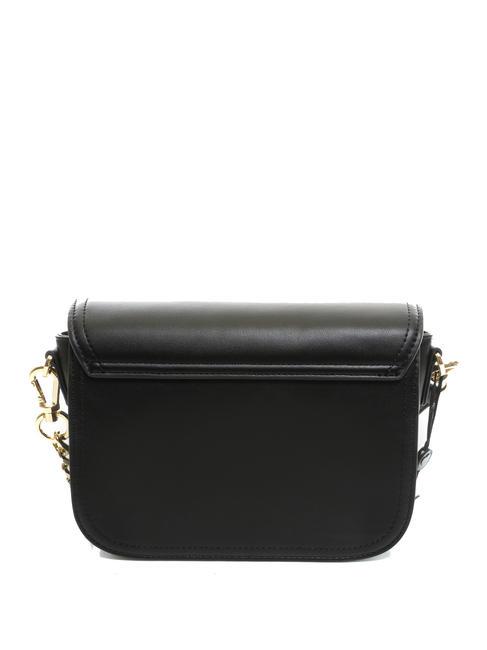 OVAL T Bandouli&egrave;re avec rabat noir - Sacs pour Femme