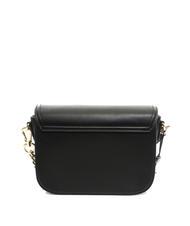 TWINSET OVAL T Bandouli&egrave;re avec rabat noir - Sacs pour Femme - 4