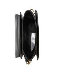 TWINSET OVAL T Bandouli&egrave;re avec rabat noir - Sacs pour Femme - 5