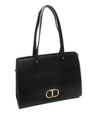 TWINSET OVAL T Sac &agrave; main noir - Sacs pour Femme - 2