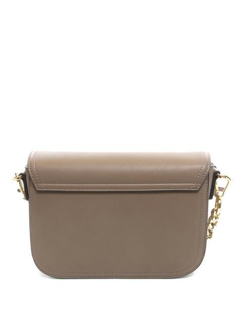 OVAL T Bandouli&egrave;re avec rabat taupe - Sacs pour Femme