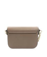 TWINSET OVAL T Bandouli&egrave;re avec rabat taupe - Sacs pour Femme - 4