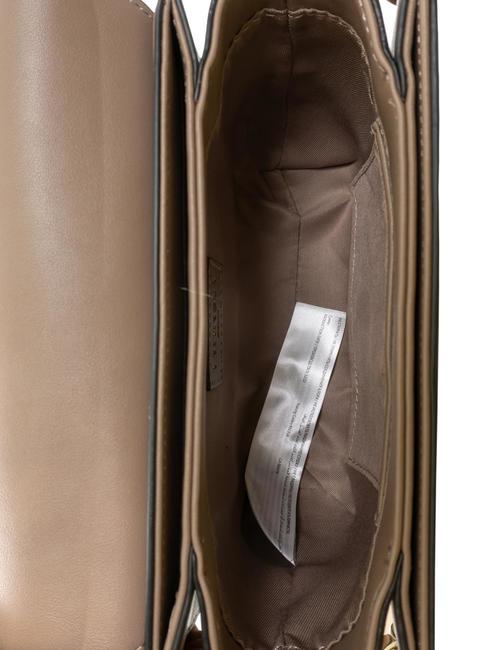 OVAL T Bandouli&egrave;re avec rabat taupe - Sacs pour Femme