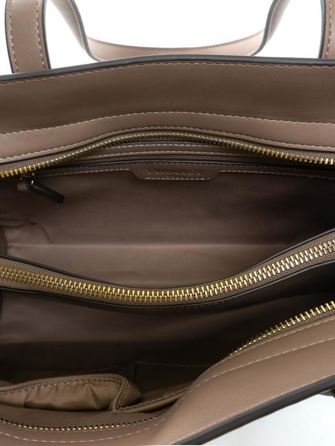 OVAL T Sac &agrave; main taupe - Sacs pour Femme