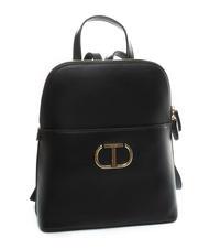 TWINSET OVAL T Sac &agrave; dos noir - Sacs pour Femme - 4