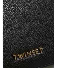 TWINSET NEW OVAL T Sac d'&eacute;paule noir - Sacs pour Femme - 3