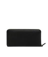 TWINSET NEW OVAL T Grand portefeuille en cuir noir - Portefeuilles Femme - 3