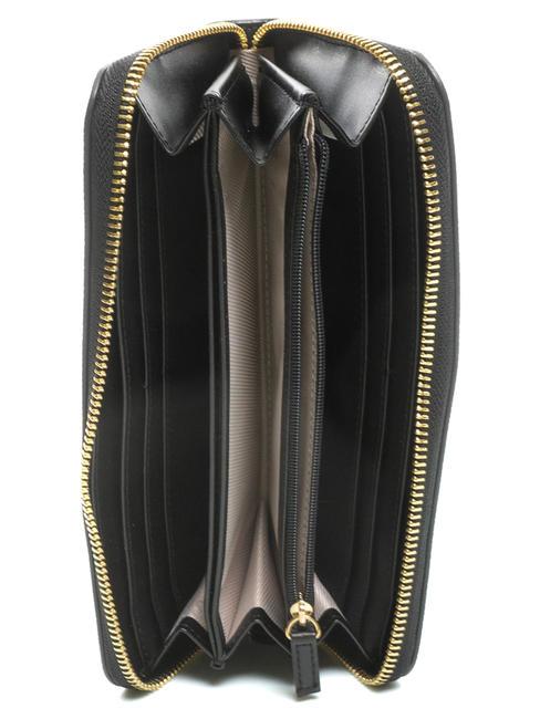 NEW OVAL T Grand portefeuille noir - Portefeuilles Femme