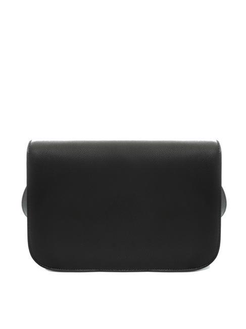 OVAL T Sac &agrave; bandouli&egrave;re avec rabat noir - Sacs pour Femme