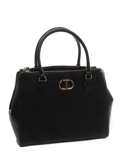 OVAL T Sac fourre-tout avec bandouli&egrave;re noir - Sacs pour Femme