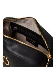 TWINSET OVAL T &Eacute;tui pour appareil photo &agrave; l'&eacute;paule noir - Sacs pour Femme - 4