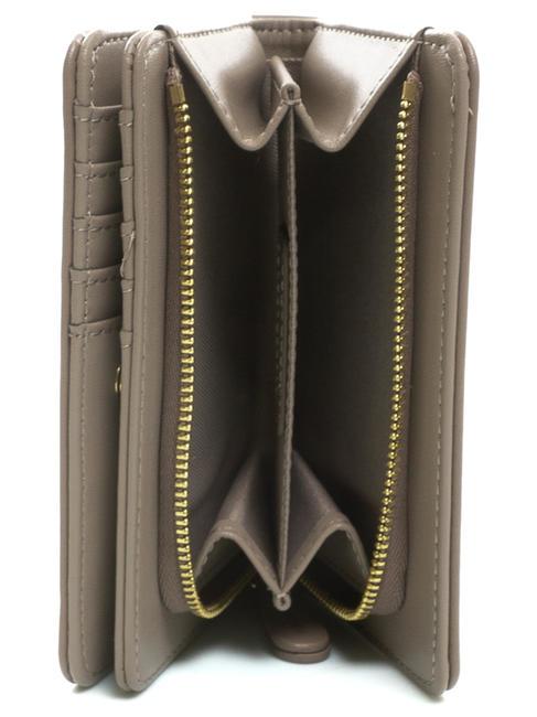 MIDDLE Portefeuille moyen taupe - Portefeuilles Femme