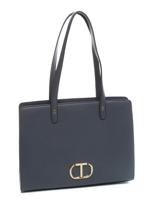 OVAL T Sac &agrave; main bleu gris - Sacs pour Femme