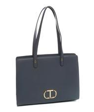 TWINSET OVAL T Sac &agrave; main bleu gris - Sacs pour Femme - 2