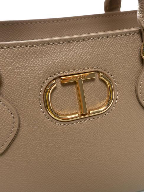 OVAL T Sac &agrave; main avec bandouli&egrave;re taupe clair - Sacs pour Femme