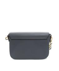 TWINSET OVAL T Bandouli&egrave;re avec rabat bleu gris - Sacs pour Femme - 3