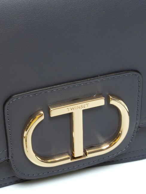 OVAL T Bandouli&egrave;re avec rabat bleu gris - Sacs pour Femme