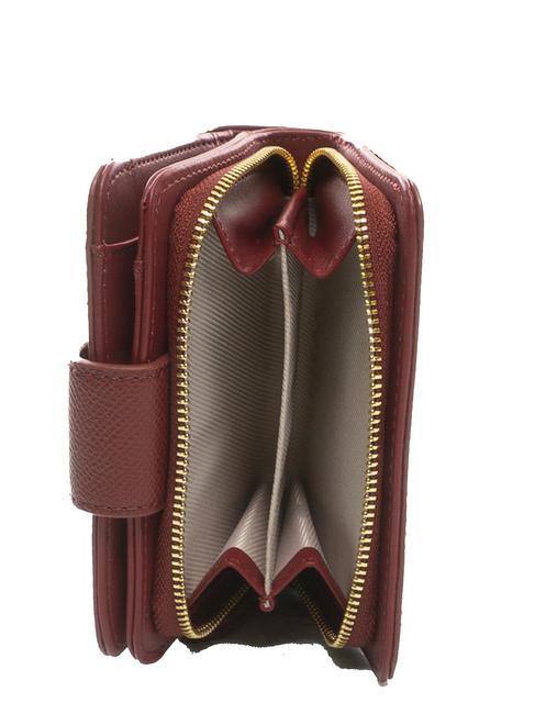 OVAL T Petit portefeuille &eacute;clat framboise - Portefeuilles Femme