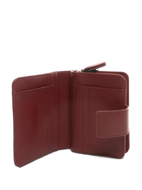OVAL T Petit portefeuille &eacute;clat framboise - Portefeuilles Femme