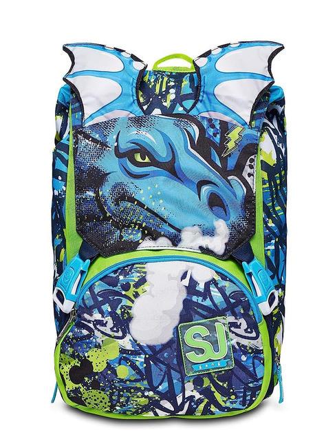 DRAGGHY BOY Grand sac &agrave; dos extensible bleu - Sacs &agrave; dos pour l'&Eacute;cole & les Loisirs