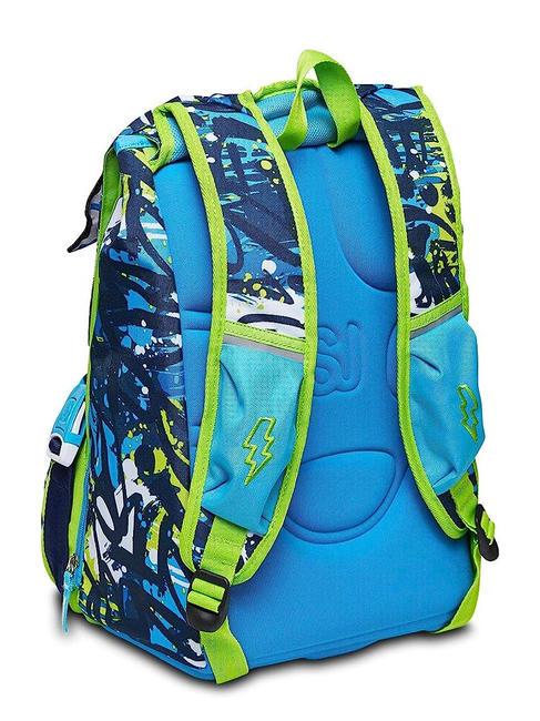 DRAGGHY BOY Grand sac &agrave; dos extensible bleu - Sacs &agrave; dos pour l'&Eacute;cole & les Loisirs
