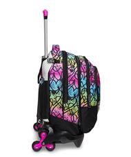 SEVEN COLOUR EXPRESSION JACK Sac &agrave; dos trolley d&eacute;tachable, sac &agrave; dos double RHODAMINE RED - Sacs &agrave; dos &agrave; roulettes - 6