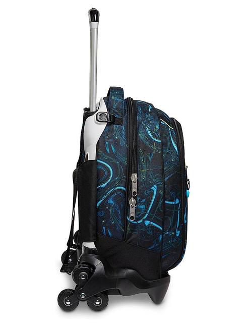 LED BALLOON JACK Sac &agrave; dos Trolley amovible, 3 roues bleu jacinthe turquoise - Sacs &agrave; dos &agrave; roulettes