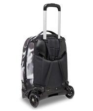 INVICTA NEW PLUG FANTASY Sac &agrave; dos Trolley amovible, 2 roues abat-jour noir - Sacs &agrave; dos &agrave; roulettes - 4
