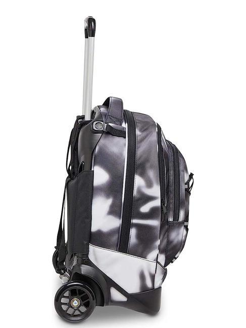 NEW PLUG FANTASY Sac &agrave; dos Trolley amovible, 2 roues abat-jour noir - Sacs &agrave; dos &agrave; roulettes