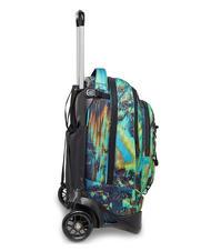 INVICTA NEW PLUG FANTASY Sac &agrave; dos Trolley amovible, 2 roues bleu num&eacute;rique - Sacs &agrave; dos &agrave; roulettes - 6