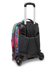 INVICTA NEW PLUG FANTASY Sac &agrave; dos Trolley amovible, 2 roues num&eacute;rique multicolore - Sacs &agrave; dos &agrave; roulettes - 4