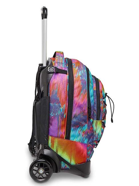 NEW PLUG FANTASY Sac &agrave; dos Trolley amovible, 2 roues num&eacute;rique multicolore - Sacs &agrave; dos &agrave; roulettes