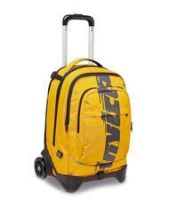 INVICTA NEW PLUG LOGO Sac &agrave; dos Trolley amovible, 2 roues safran - Sacs &agrave; dos &agrave; roulettes - 3