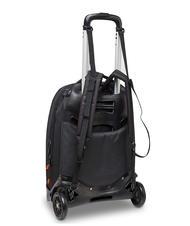 INVICTA NEW PLUG LOGO Sac &agrave; dos Trolley amovible, 2 roues Noir - Sacs &agrave; dos &agrave; roulettes - 5